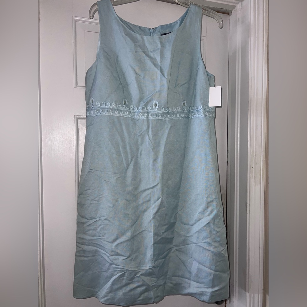 Jessica Howard Green Sleeveless Sheath Dress for Weddings